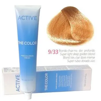 Expresní Doručení ACTIVE The Color Barva na vlasy - Intenzivní nejsvětlejší zlatá blond 9-33