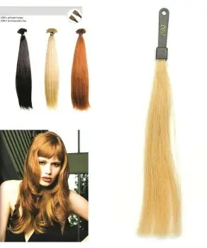 SO.CAP. Rovné vlasy Přírodní odstín 8000Lna prodlužování vlasů 50-55cm - blond DB3 Bezpečná Platba