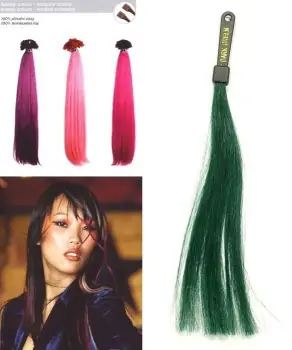 Dokud Zásoby Vydrží SO.CAP. Rovné vlasy 8006F 50-55cm Fantazijní odstíny - Dark Green