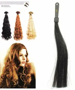 Cenově Výhodný SO.CAP. Vlnité vlasy Přírodní odstín 8003MC 35-40cm - černá 1B