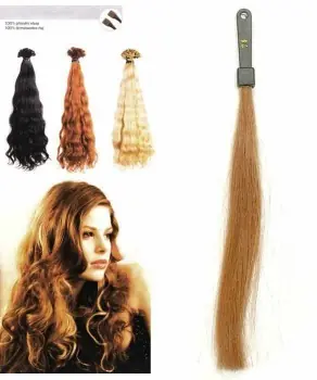 Aktuální SO.CAP. Vlnité vlasy Přírodní odstín 8003MC 35-40cm - tmavě zlatá blond 14