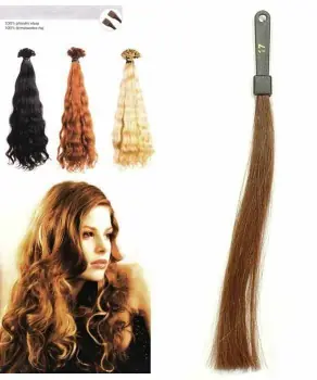 SO.CAP. Vlnité vlasy Přírodní odstín 8003MC 35-40cm - tmavá blond 17 Expresní Doručení