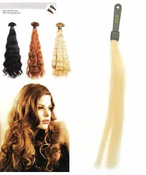Časově Omezené SO.CAP. Vlnité vlasy Přírodní odstín 8003MC 35-40cm - platinová blond 1001