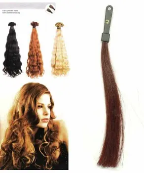 Expresní Doručení SO.CAP. Vlnité vlasy Přírodní odstín 8003MC 35-40cm - int. červeno hnědá 32