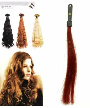 Poslední Šance SO.CAP. Vlnité vlasy Přírodní odstín 8003MC 35-40cm - intenzivně červená 35