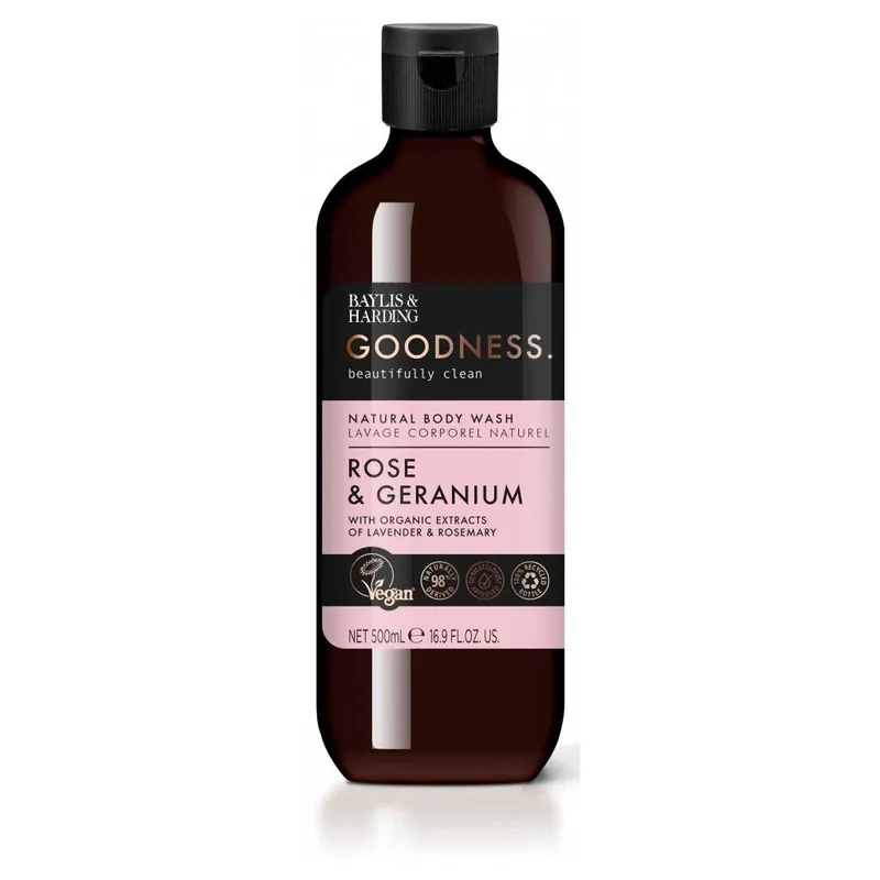 Goodness - Růže & GeraniumSprchový gel, 500 ml Must-Have