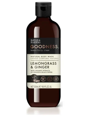 Goodness - Citronová tráva & ZázvorSprchový gel, 500 ml Odeslání Ihned