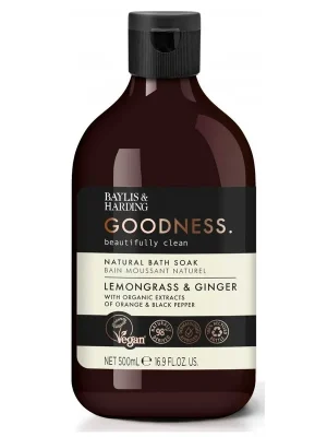 Goodness - Citronová tráva & ZázvorPěna do koupele, 500 ml Aktuální
