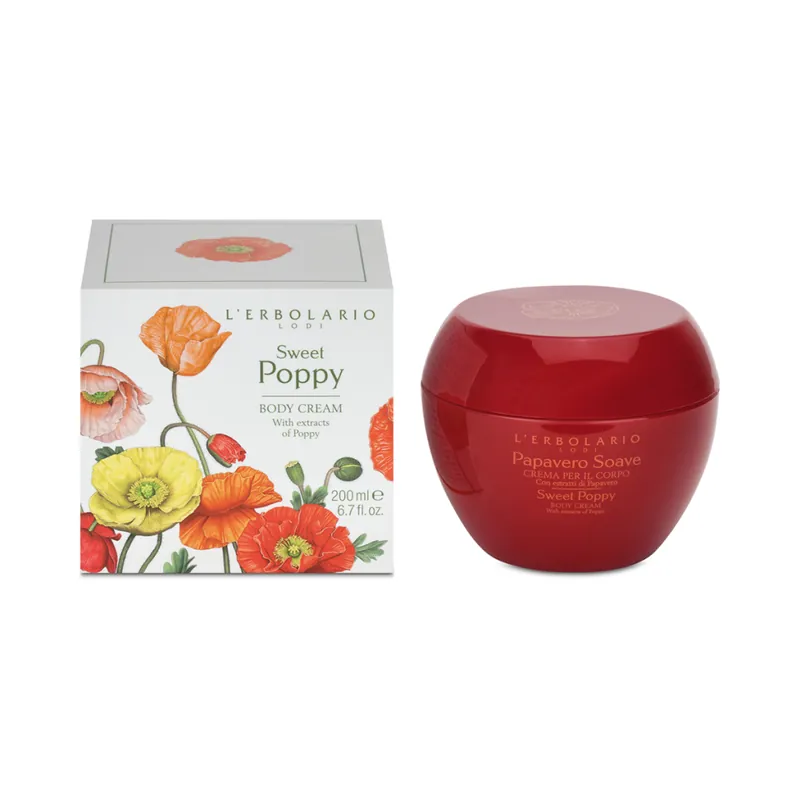 Ihned K Objednání Sweet Poppy parfémovaný tělový krém 200 mlKvětinový tělový krém s vlčím mákem