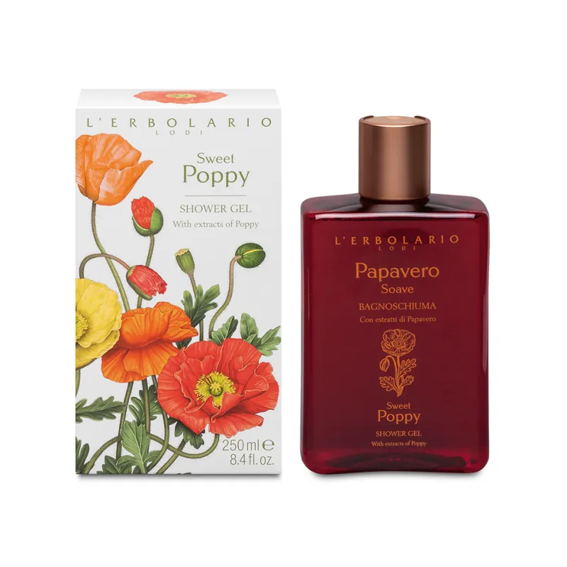 Bezpečná Platba Sweet Poppy sprchový gel 250 mlKvětinový sprchový gel s vlčím mákem