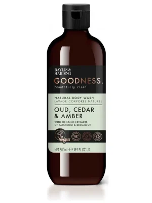 Finální Výprodej Goodness - Oud, Cedr & AmbraSprchový gel, 500 ml