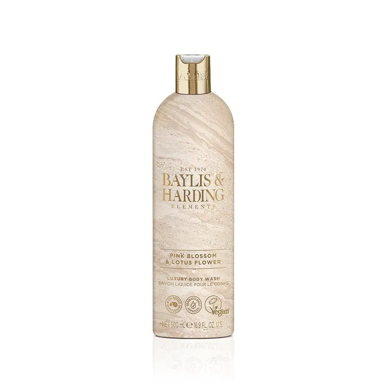 Elements - Růžový květ & LotosSprchový gel, 500 ml Výprodej