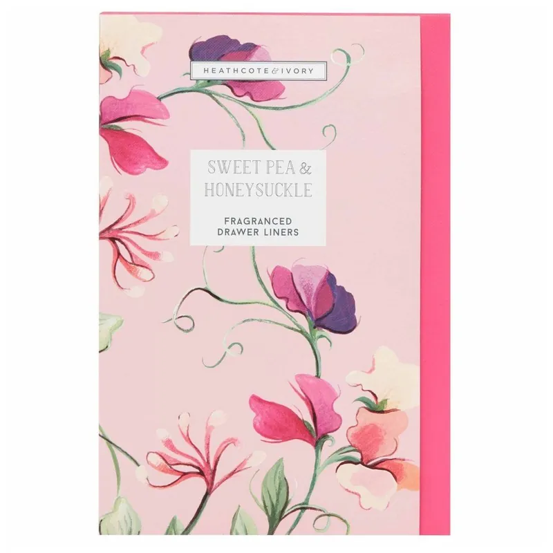 Autentický Heathcote Sweet Pea & HoneysuckleParfemovaný DIY papír, 5 ks