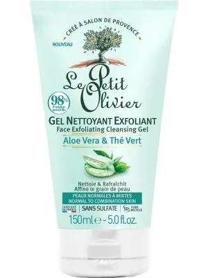 Must-Have Aloe vera a zelený čajExfoliační čisticí gel na pleť, 150 ml