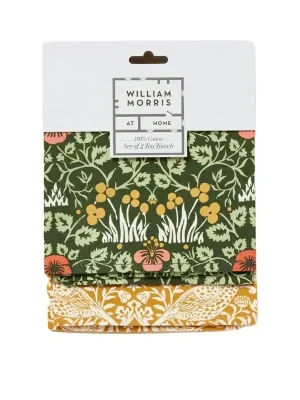 Horká Nabídka William Morris Useful & BeautifulSada utěrek ze 100% bavlny, 2 ks