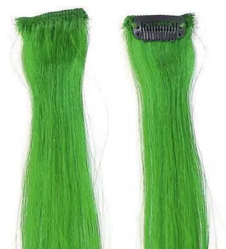 SIMPLY PERFECT Trendy 4ks - Vlasy na prodloužení Human Hair 47cm na sponě - Green Nízká Cena