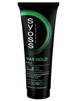 SYOSS Professional MAX HOLD Gel 3in1 - pro extra silnou fixaci vlasů 250ml Kup Teď