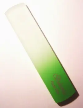 Značkový BOHEMIA CRYSTAL Škrabka na paty - dvojí hrubost -160mm - sv. zelená