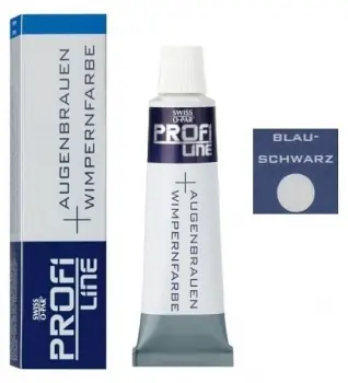 Levný PROFI LINE Profesionální barvy na řasy a obočí 15ml - Modročerná