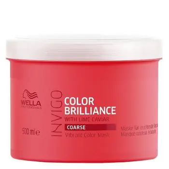 Omezená Nabídka WELLA Invigo Color Brilliance Coarse Treatment 500ml - kúra pro silné barvené vlasy
