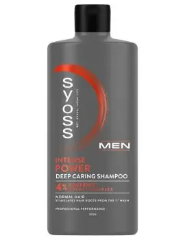 SYOSS MEN Intense Power Shampoo 440ml - pánský šampon pro posílení a objem vlasů Tovární Cena