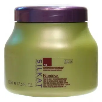 BES Silkat Nutritivo N3 Regenerační zábalová maska pro extrémně poškozené vlasy 500ml Top Prodej