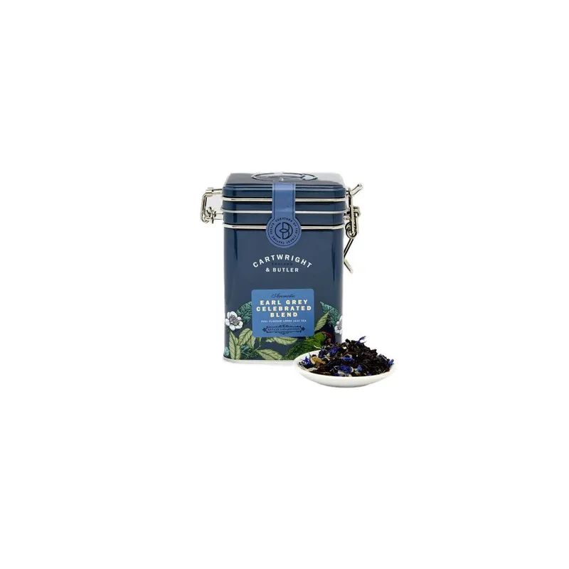 Earl GreyČerný čaj Earl Grey v plechové dóze, 90 g Přímo Od Výrobce