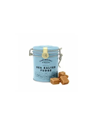 Sea Salted FudgeKaramelový fudge s mořskou solí v plechové dóze, 175 g Cenový Hit