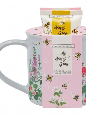 Busy BeesSada krémů na ruce v keramickém hrnku, 2x50 ml Expresní Doručení
