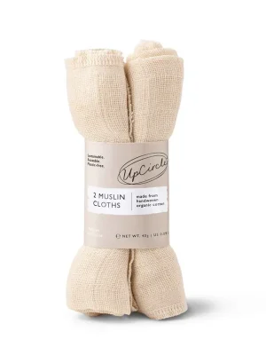Akční Cena Muslin ClothsMušelínové ubrousky na odlíčení a čištění pleti, 2 ks