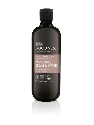 Ověřený Goodness Men - Pačuli, Cedr & CypřišPánský sprchový gel, 500 ml