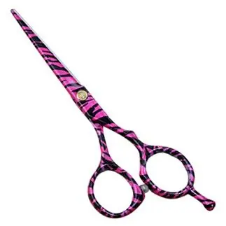PRO FEEL JAPAN Pink Black profesionální kadeřnické nůžky na vlasy 5,5' Akční Cena