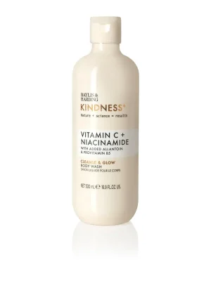 Kindness+ Vitamin C & NiacinamideRozjasňující sprchový gel s vitamínem C, 500 ml Vrácení Zdarma