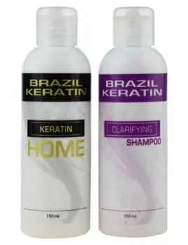 Značkový BRAZIL KERATIN Home Set - Keratin 150ml + Clarifying šampon 150ml - pro domácí použití