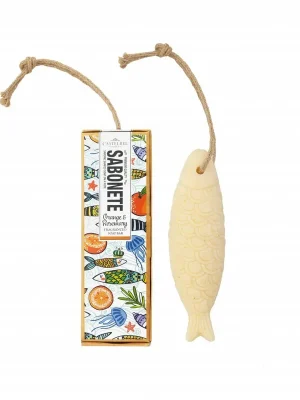 Sardinka - Pomeranč & RozmarýnLuxusní mýdlo na provázku, 80 g Autentický