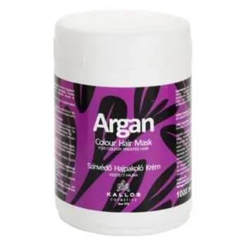 KALLOS Argan Colour Hair Mask 1000ml - maska s Arganem na barvené vlasy Levný