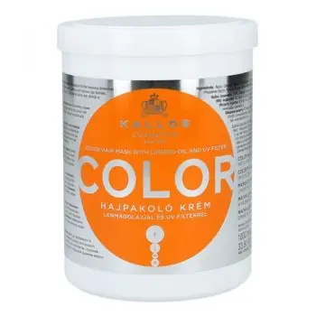 KALLOS KJMN Color Hair Mask 1000ml - maska na barvené a poškozené vlasy Akční Cena