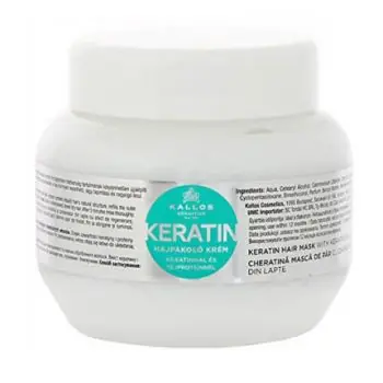 Jen Po Omezenou Doba KALLOS KJMN Keratin Hair Mask 275ml - hydratační keratinová maska na suché vlasy