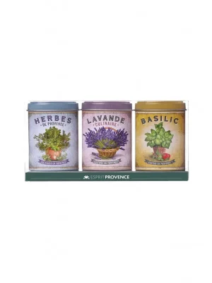 Bylinkové trioLevandule, Bazalka & Provensálské bylinky, 3 ks Značkový