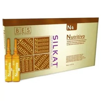 BES Silkat Nutritivo Trettamento N4 - výživné sérum na poškozené vlasy 12x10ml Bezpečná Platba