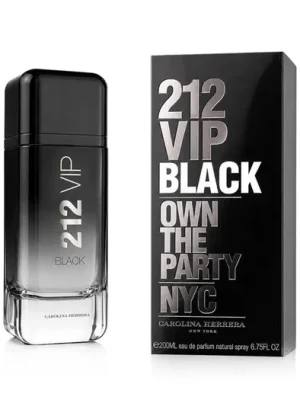 Carolina Herrera 212 VIP Black EDP 200 ml M Nová Kolekce