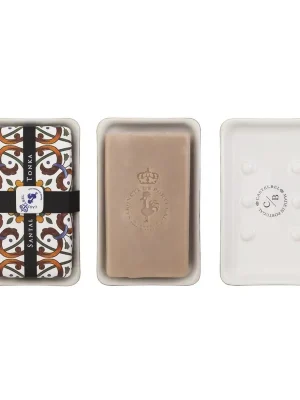 Výprodej Tiles Santal TonkaTuhé mýdlo s mýdlenkou, 200 g