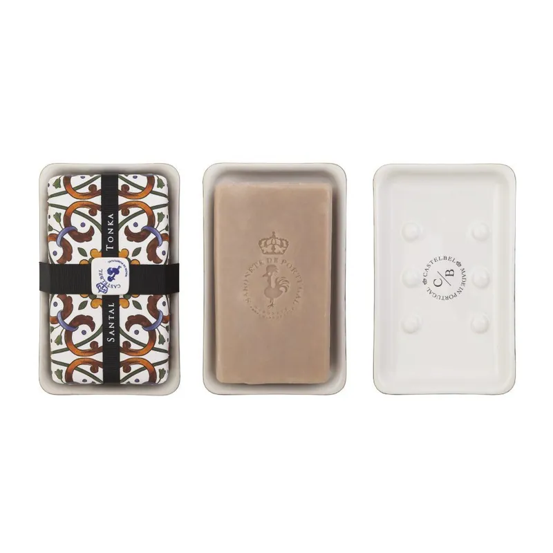 Výprodej Tiles Santal TonkaTuhé mýdlo s mýdlenkou, 200 g