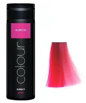 SUBRINA Direct Colour Pink 200ml - Gelová barva na vlasy - růžová Zlevněný
