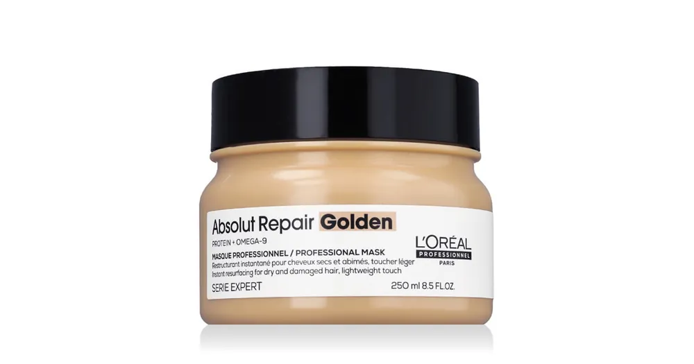 L'Oréal Professionnel Serie Expert Absolut Repair Golden Protein + Omega 9 Mask 250 ml Výprodej