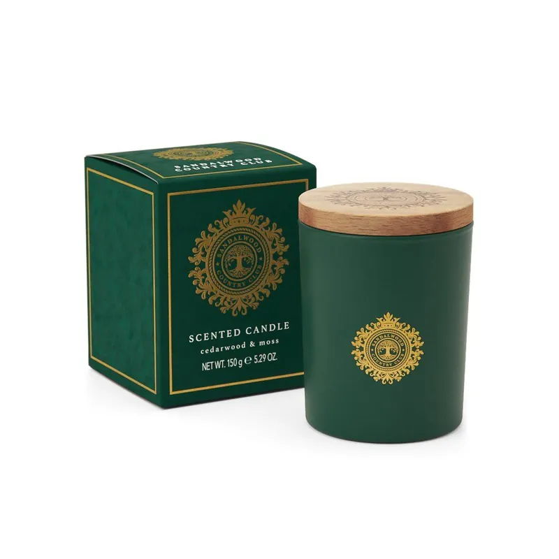 Cedrové dřevo & MechVonná svíčka, 150 g Top Prodej