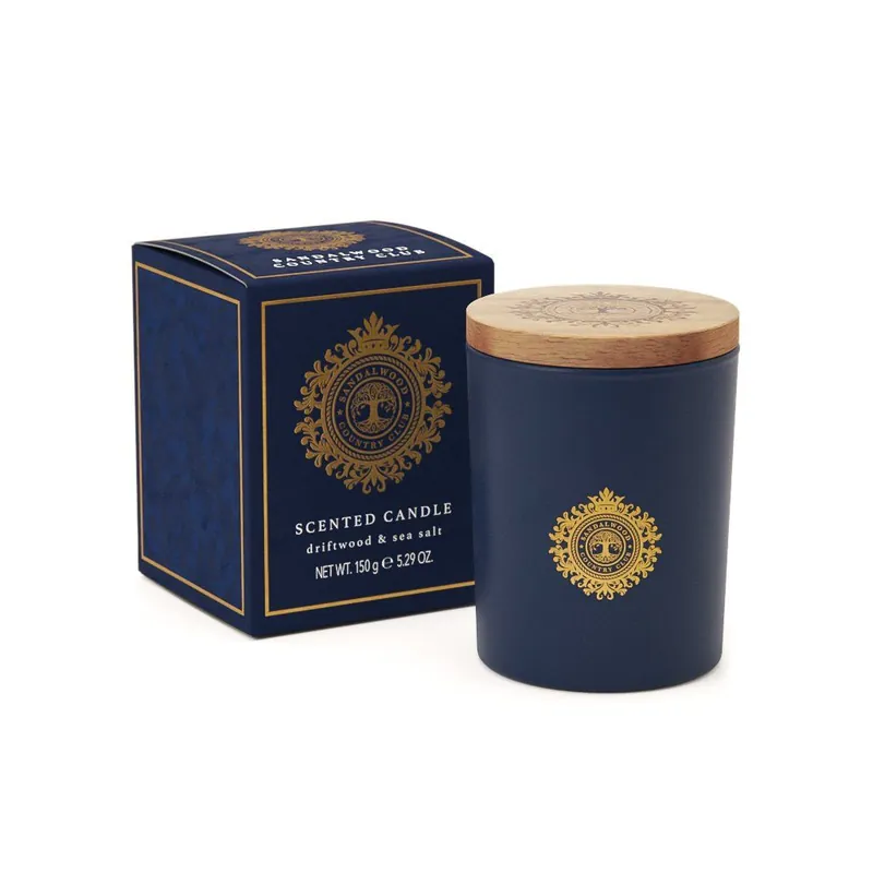 Časově Omezené Mořská sůl & Naplavené dřevoVonná svíčka, 150 g