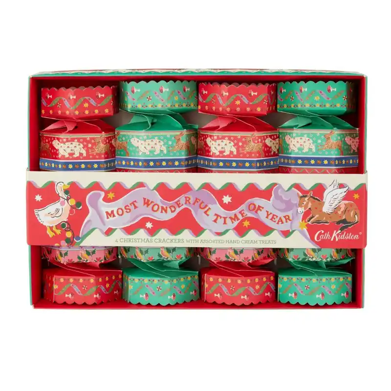 Finální Výprodej Cath Kidston Most Wonderful Time of YearSada krému na ruce ve třech vůních, 4x30 ml