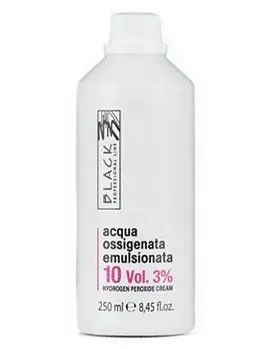 Bezpečná Platba BLACK Professional Krémový 3% peroxid vodíků 250ml - oxidační krém 10vol