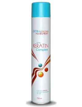 Značkový KERATIN Complex Extra Strong Hairspray 750ml - keratinový lak na vlasy ultra silný